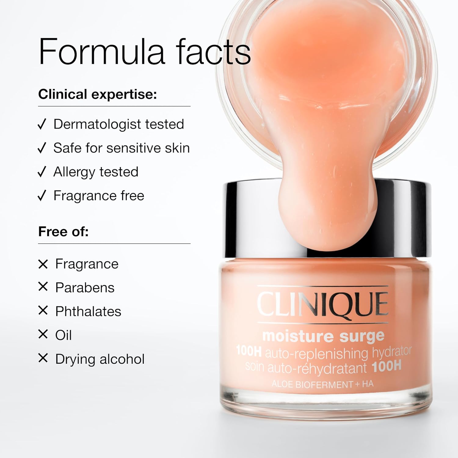 Clinique Moisture Surge 100H Auto-Replenishing Hydrator Oil Free Moisturizer 50ml